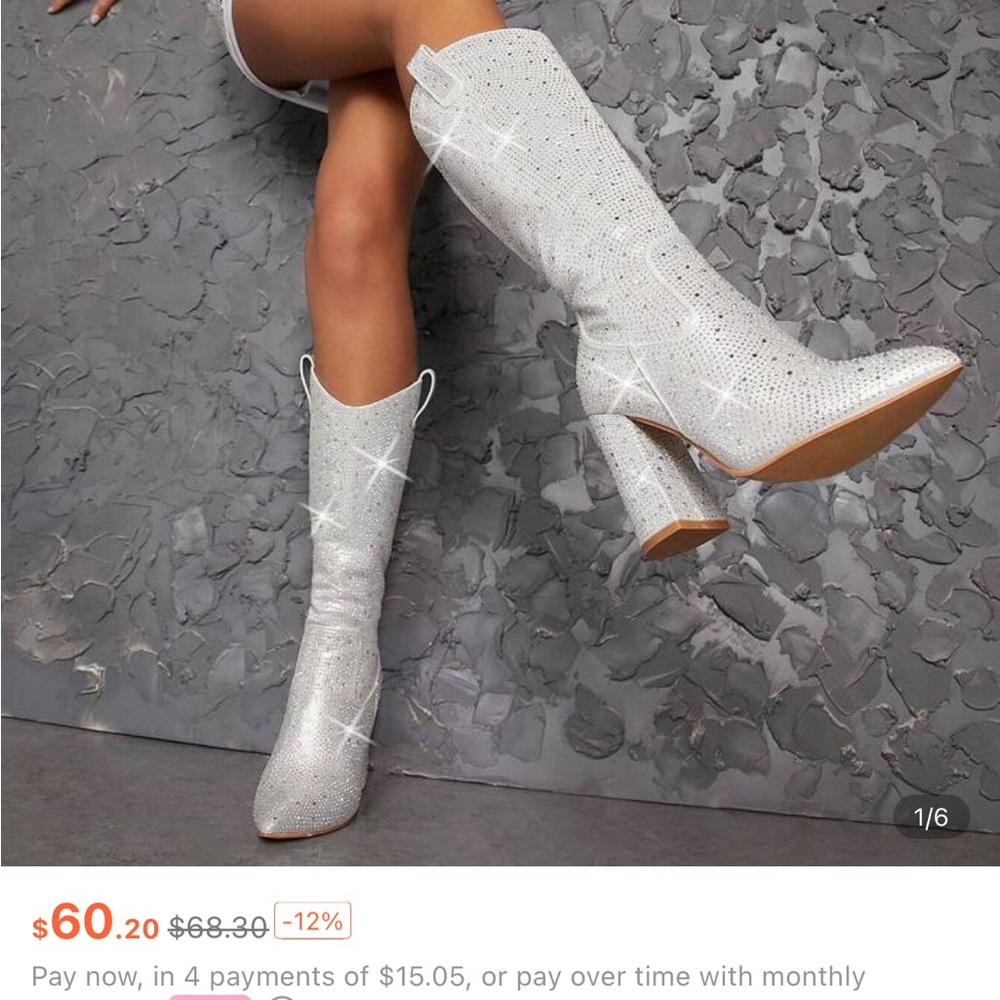Elegant White Knee-High Women's Boots
